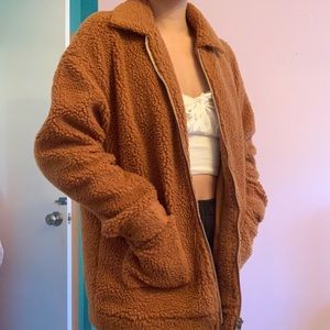 Missguided Oversized Teddy Coat/Jacket
